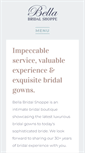 Mobile Screenshot of bella-bride.com